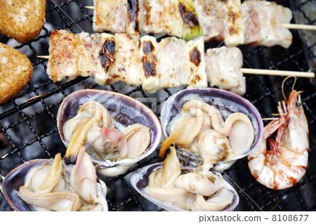 Seafood barbecue 8108677