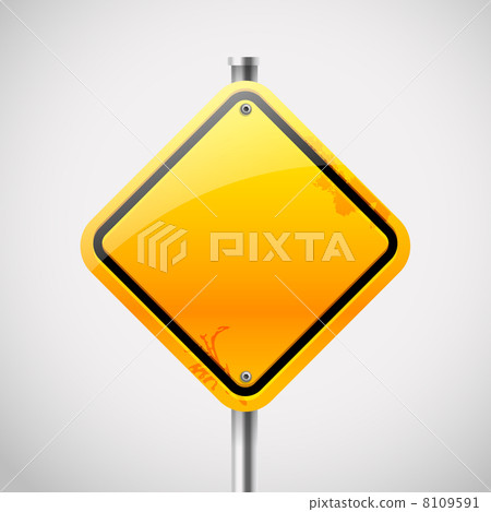 Empty road sign. Template for any content Empty road sign. Template for any content 8109591