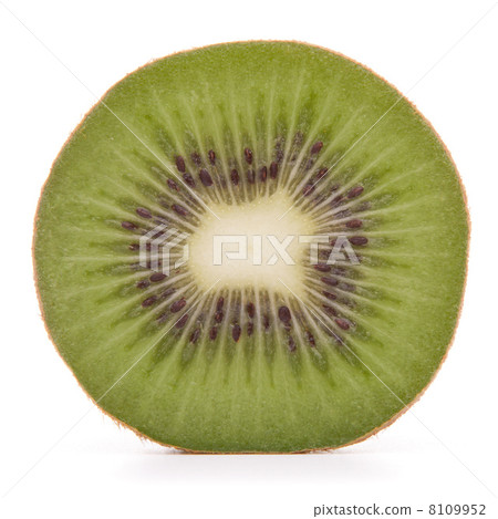 Sliced kiwi fruit half 8109952