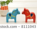 New Year's Card material in the afternoon 8111043