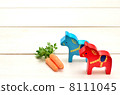 New Year's Card material in the afternoon 8111045