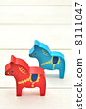 New Year's Card material in the afternoon 8111047