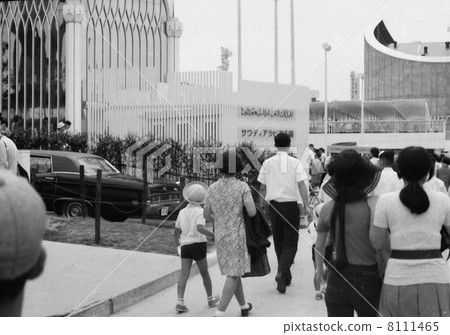 EXPO 70, Osaka Expo site Venue landscape, 8111465