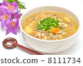 Miso soup with pork and vegetables  8111734
