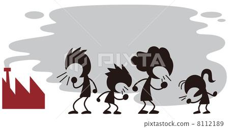 People suffering from factory smoke 8112189