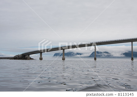 Bridge between Remoya and Runde Island (Norway) 8113145