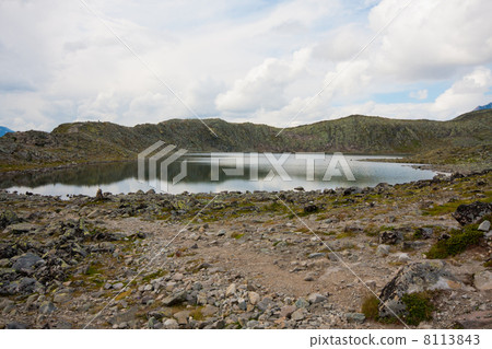 Lake Bjornboltjonne (Besseggen, Norway) Lake Bjornboltjonne (Besseggen, Norway) 8113843