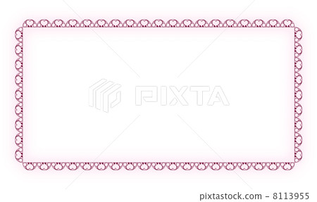 水平長的心臟比賽框架紅色 8113955