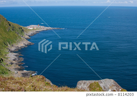 Coastline of Runde Island (Norway) 8114203