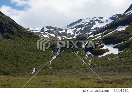 Bodalen valley (Jostedalsbreen national park, Norway) Bodalen valley (Jostedalsbreen national park, Norway) 8114381