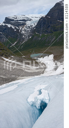 Bodalsbreen glacier (Jostedalsbreen national park, Norway) 8114389