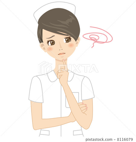 Nurse, anxiety discontent - Stock Illustration [8116079] - PIXTA