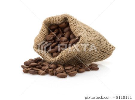 coffee beans on white background coffee beans on white background 8118151