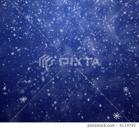 The winter background, falling snowflakes The winter background, falling snowflakes 8119785
