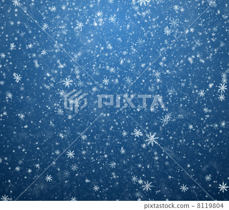 The winter background, falling snowflakes 8119804