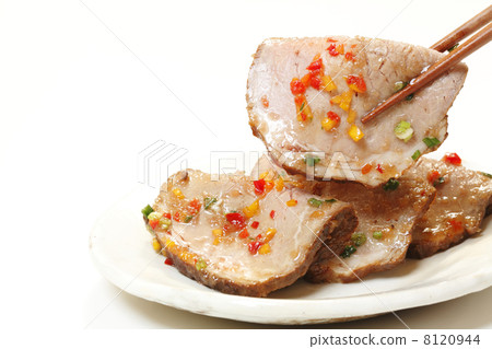 Roast beef that has been sterilized 8120944