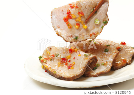 Roast beef that has been sterilized 8120945