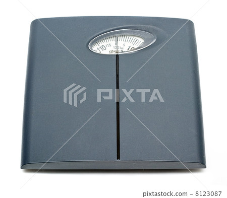 Bathroom scale isolated 8123087
