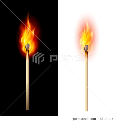Burning match Burning match 8124095