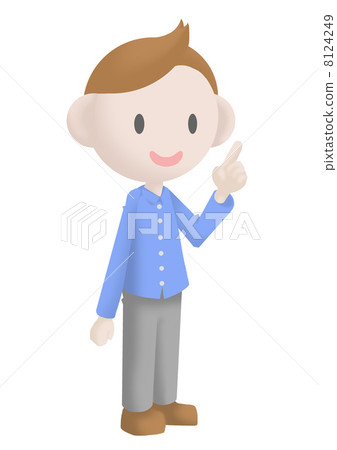 Male index finger 8124249