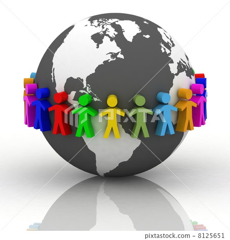 Global communication concept Global communication concept 8125651