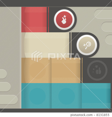 Modern infographic template Modern infographic template 8131855