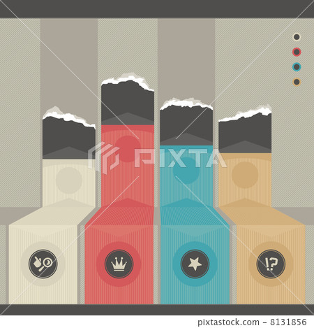 Modern infographic template Modern infographic template 8131856