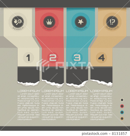 Modern infographic template Modern infographic template 8131857