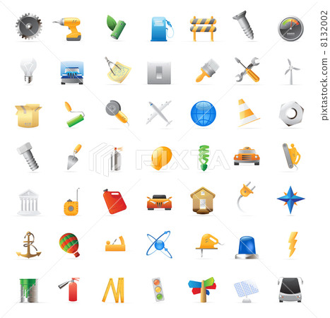 Icons for industry 8132002