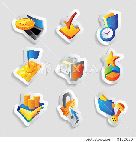 Icons for business and finance Icons for business and finance 8132030