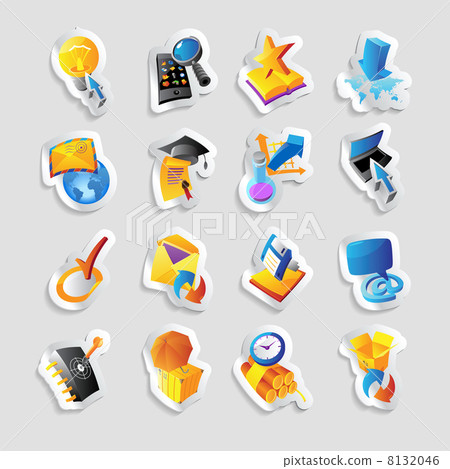 Icons for technology and interface 8132046