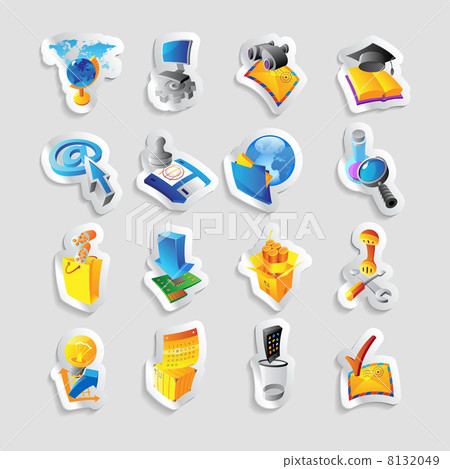 Icons for technology and interface Icons for technology and interface 8132049