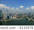 Marina and town in Singapore 8132078