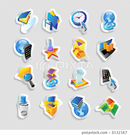 Icons for technology and interface 8132167