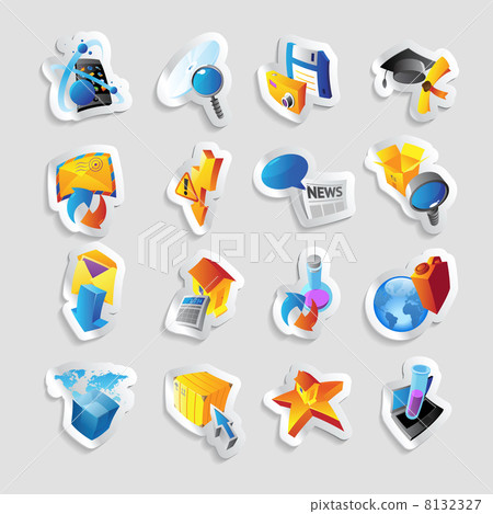Icons for technology and interface 8132327