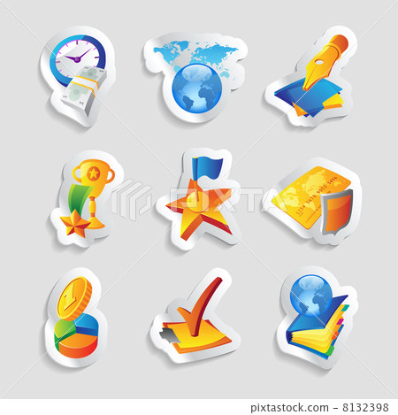 Icons for business and finance Icons for business and finance 8132398