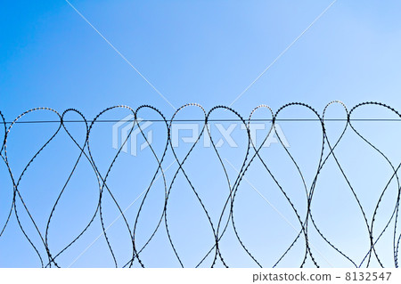 barbed wire against the sky barbed wire against the sky 8132547
