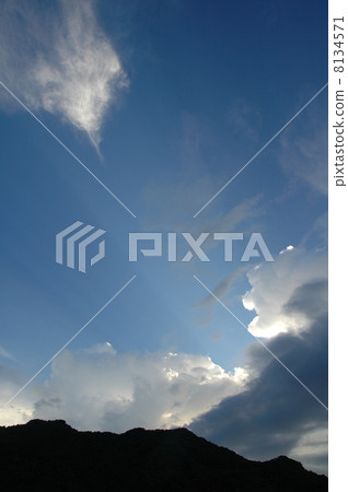 夏天晚上天空 夏天晚上天空 8134571