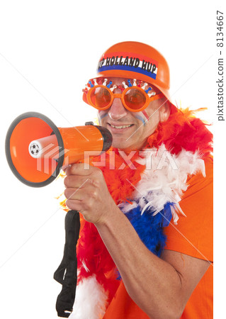 Dutch soccer supporter 8134667