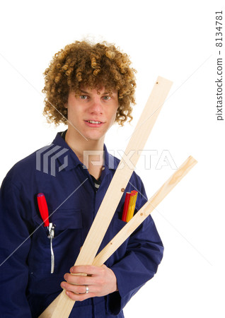 Young carpenter 8134781