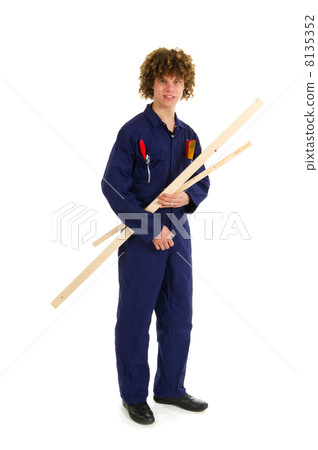 Young carpenter 8135352
