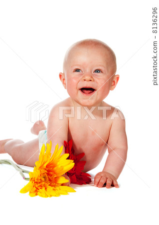 Happy little baby 8136296