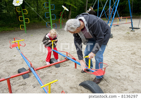 Playing at the playground Playing at the playground 8136297