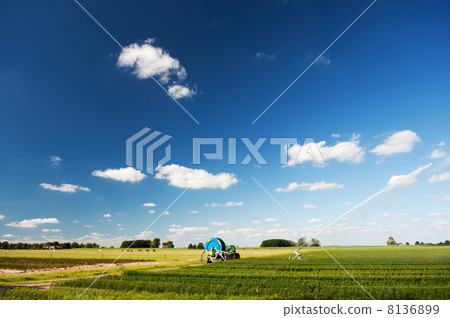 Watering the agriculture fields Watering the agriculture fields 8136899
