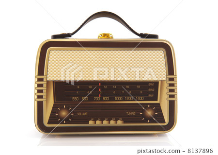 old retro radio suitcase 8137896