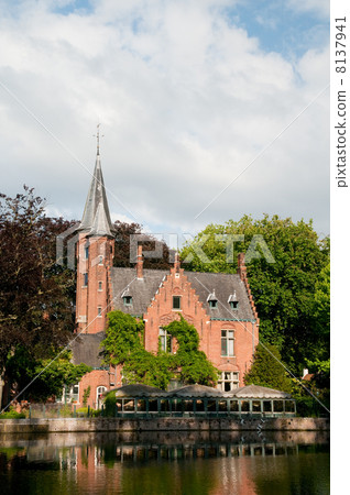 castle in Bruges Belgium 8137941