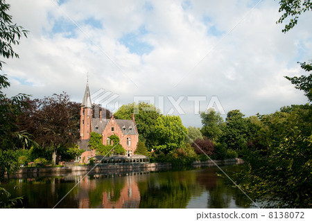 castle in Bruges Belgium 8138072