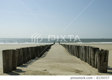 Poles to break waves Poles to break waves 8139357