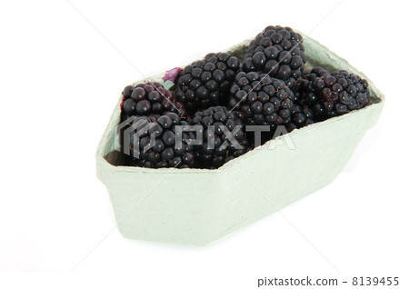 Blackberries in carton 8139455