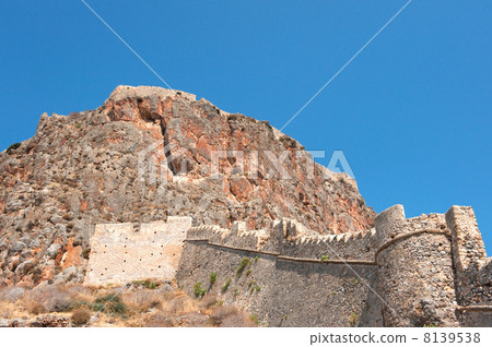 Fortress wall Monemvasia 8139538